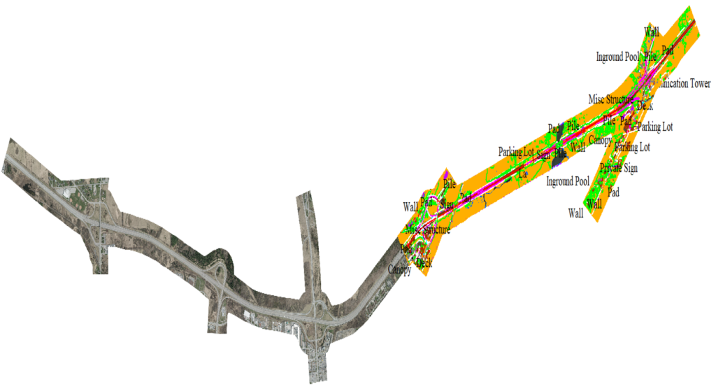 Highway Mapping with Ortho Image